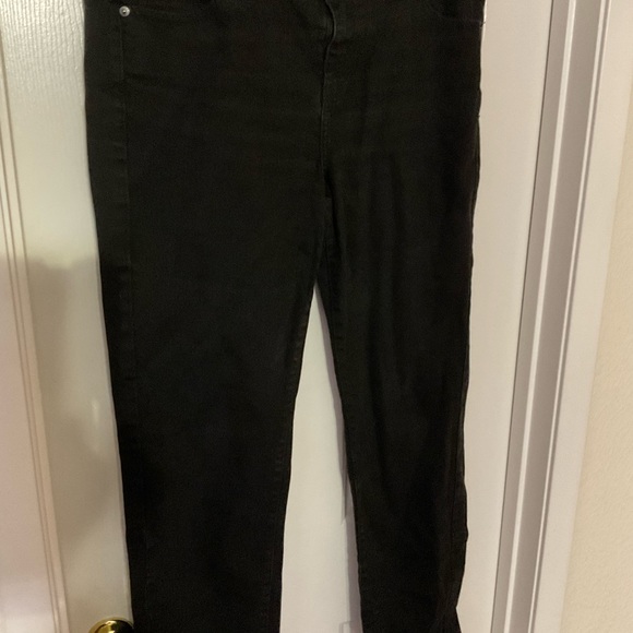 NWT XL black jeans with corset tie sides - Picture 5 of 5